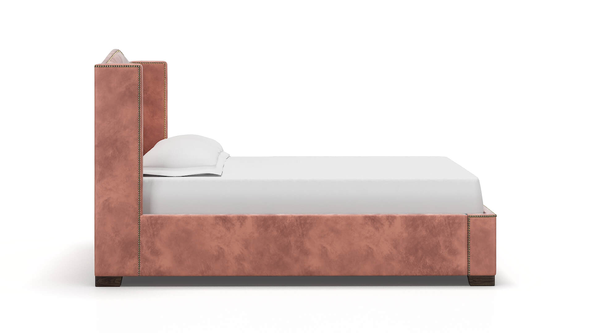 Maya Naples Blush Bed espresso legs 3