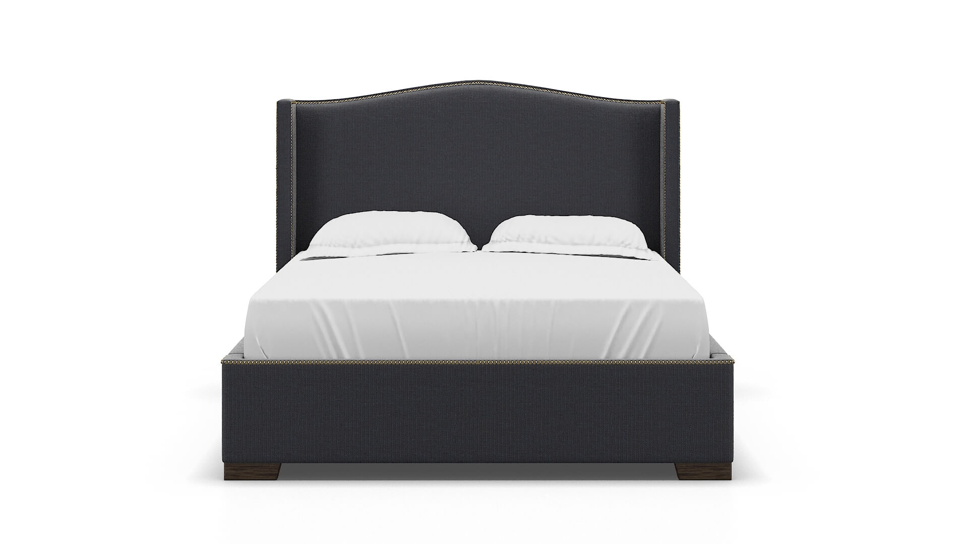 Maya Parker Midnight Bed espresso legs 1