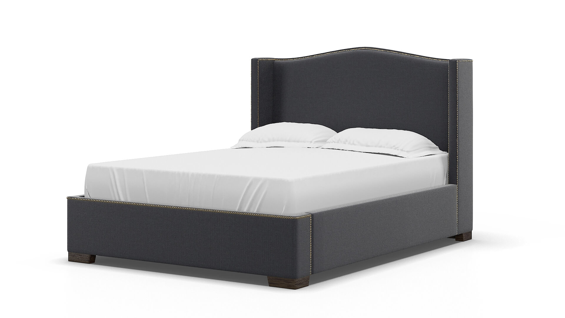 Maya Parker Midnight Bed espresso legs 5