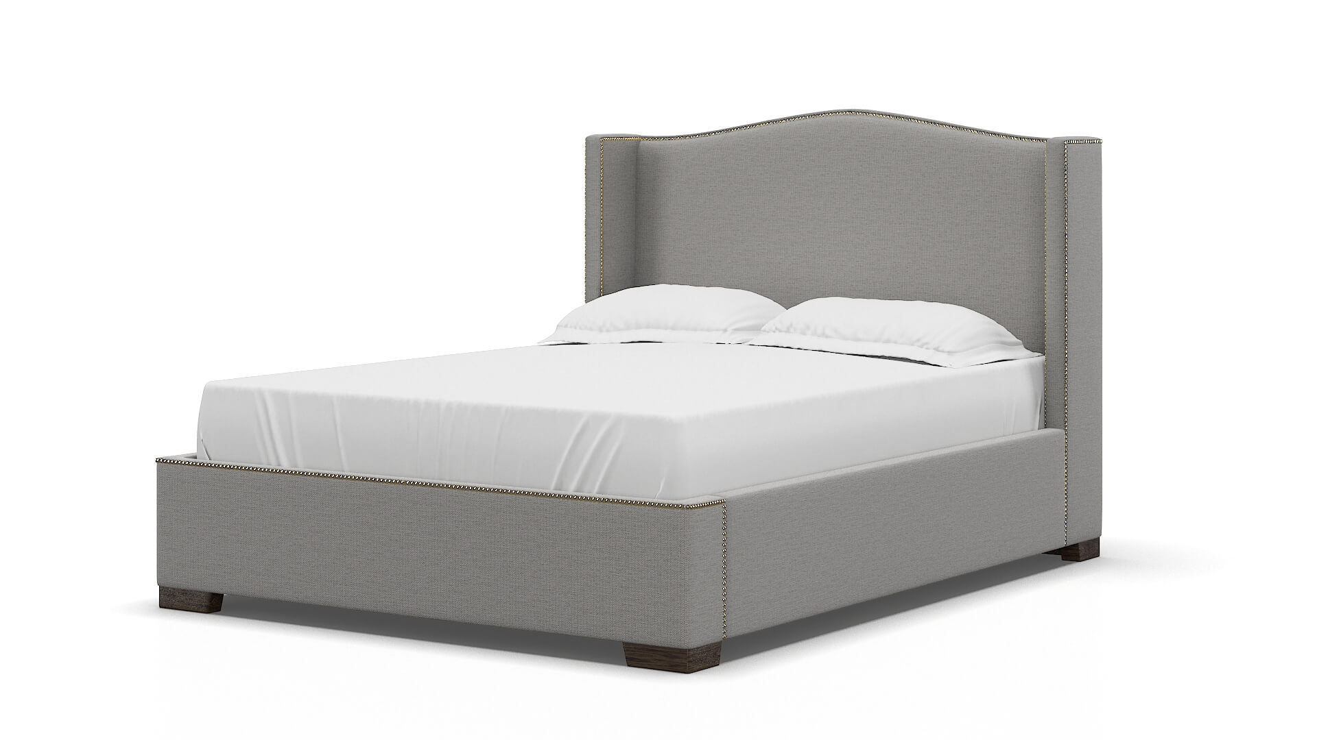 Maya Parker Silver Bed espresso legs 5