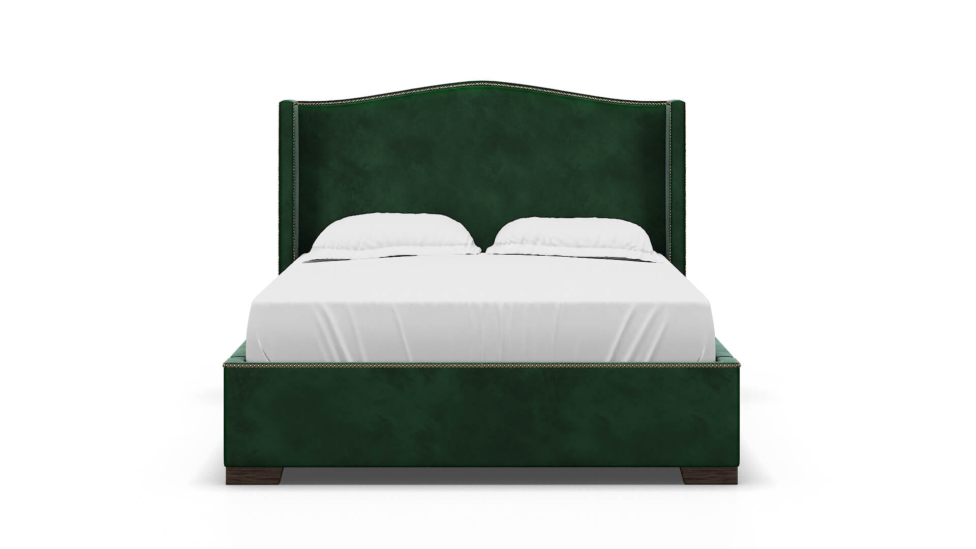 Maya Royale Evergreen Bed espresso legs 1