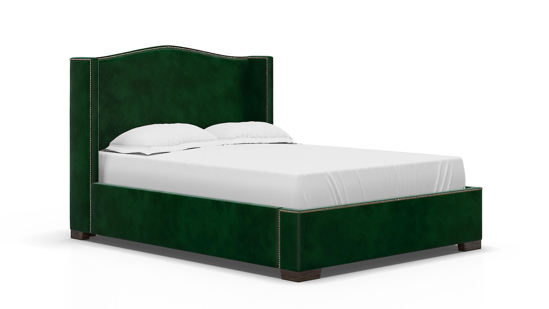 Maya Royale Evergreen Bed espresso legs 2