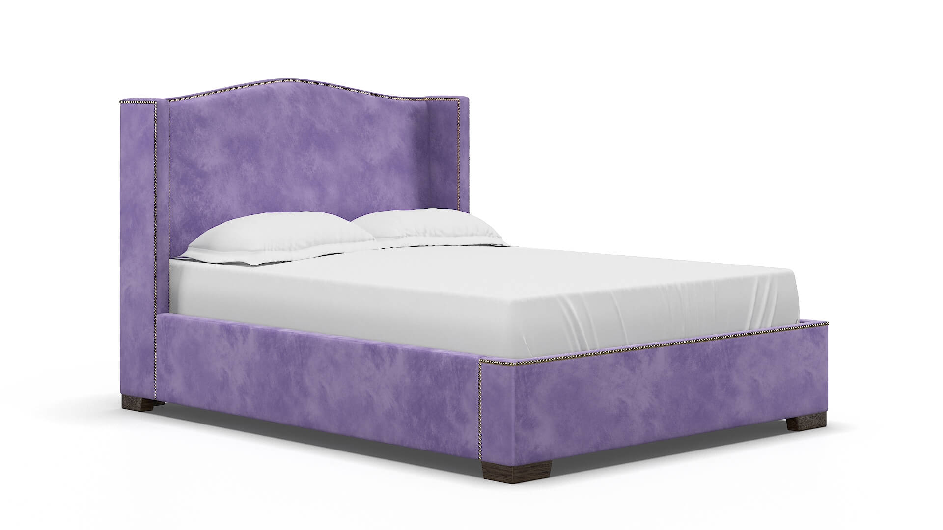 Maya Royale Lavender Bed espresso legs 2