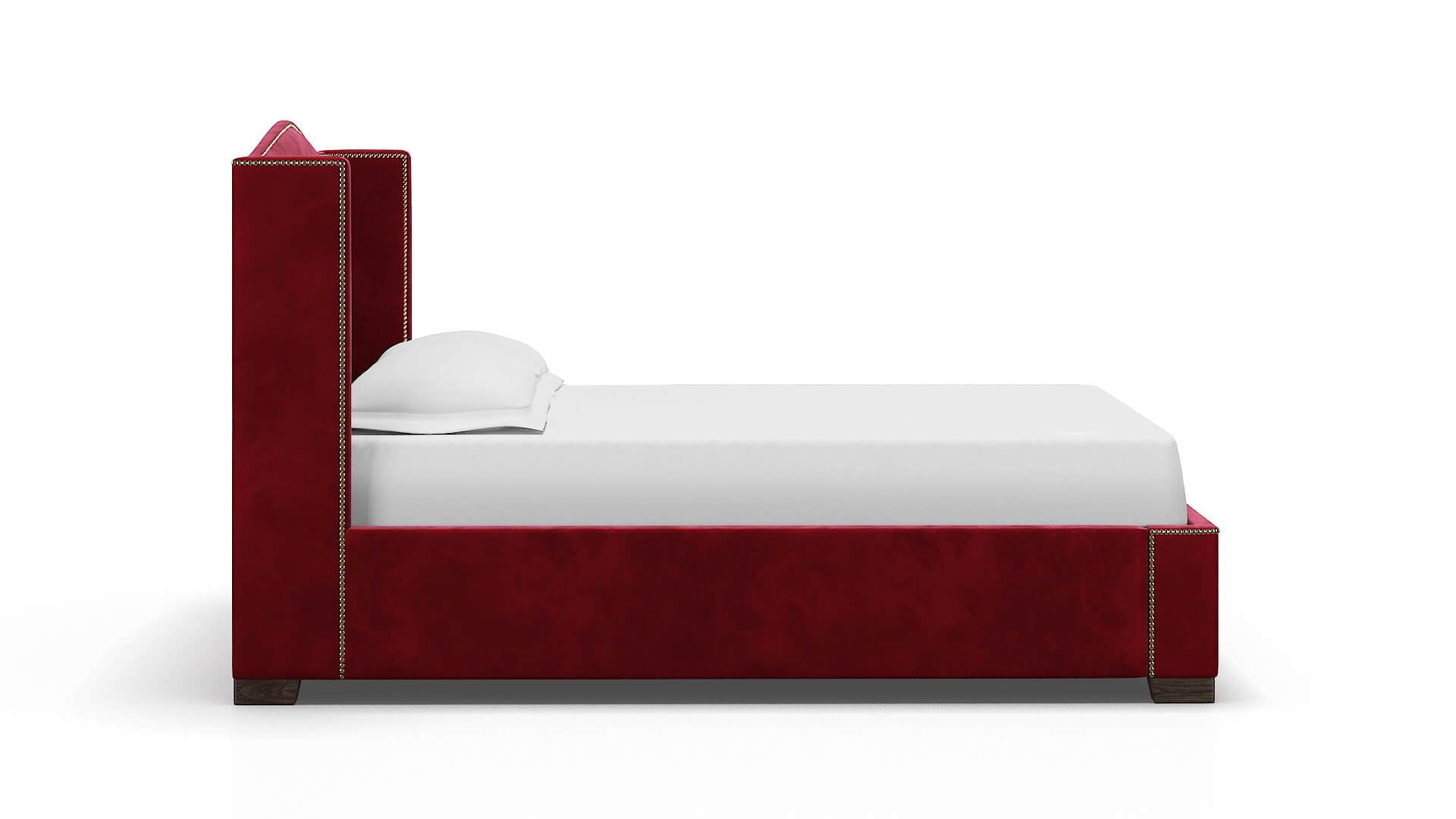 Maya Royale Ruby Bed espresso legs 3