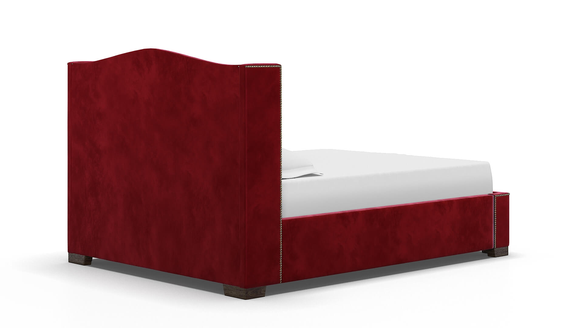 Maya Royale Ruby Bed espresso legs 4