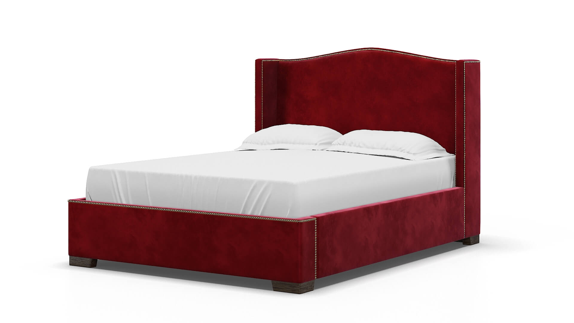 Maya Royale Ruby Bed espresso legs 5