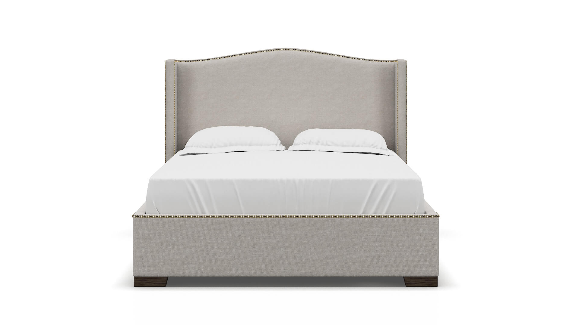 Maya Suave Dove Bed espresso legs 1