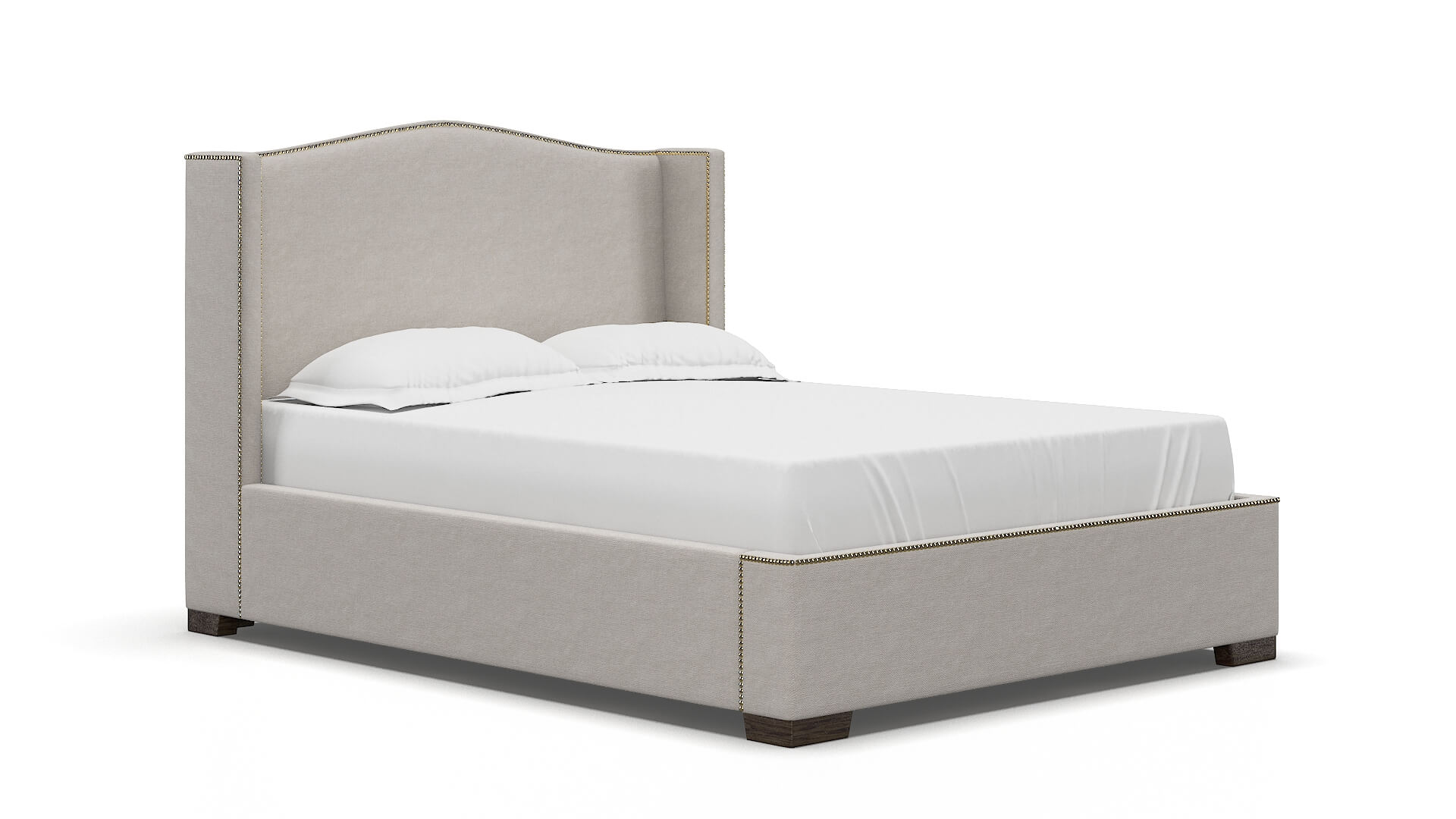Maya Suave Dove Bed espresso legs 2