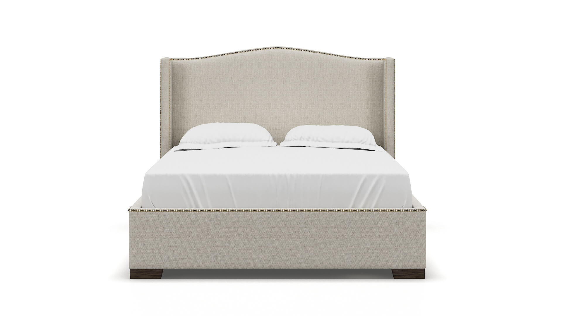 Maya Venus Cream Bed espresso legs 1