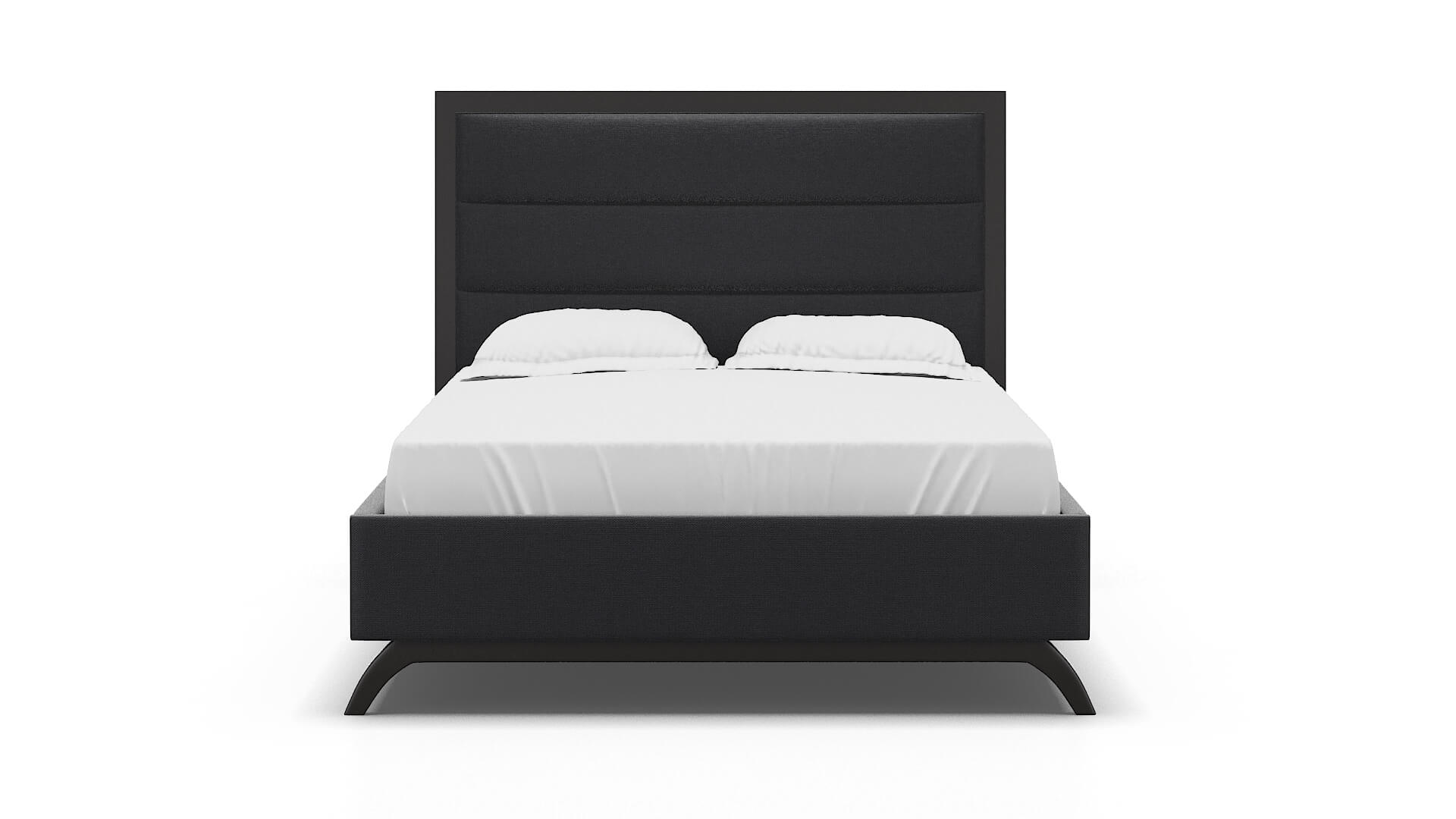 Meliano Atlas_plz Navy Bed espresso legs 1