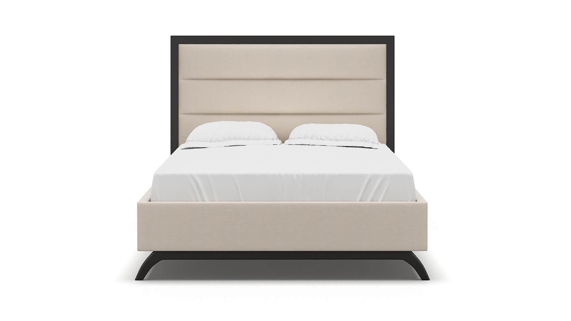 Meliano Bella Buckwheat Bed espresso legs 1