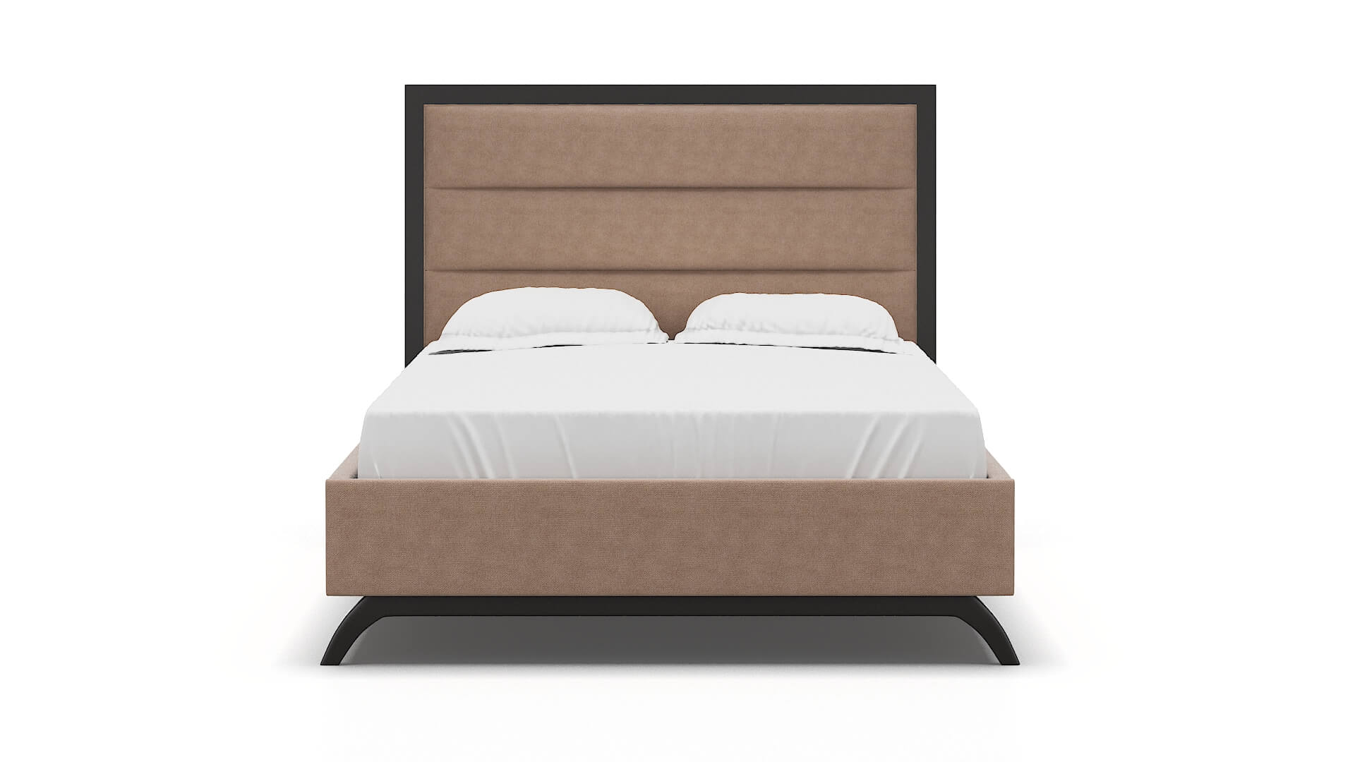 Meliano Bella Cocoa Bed espresso legs 1