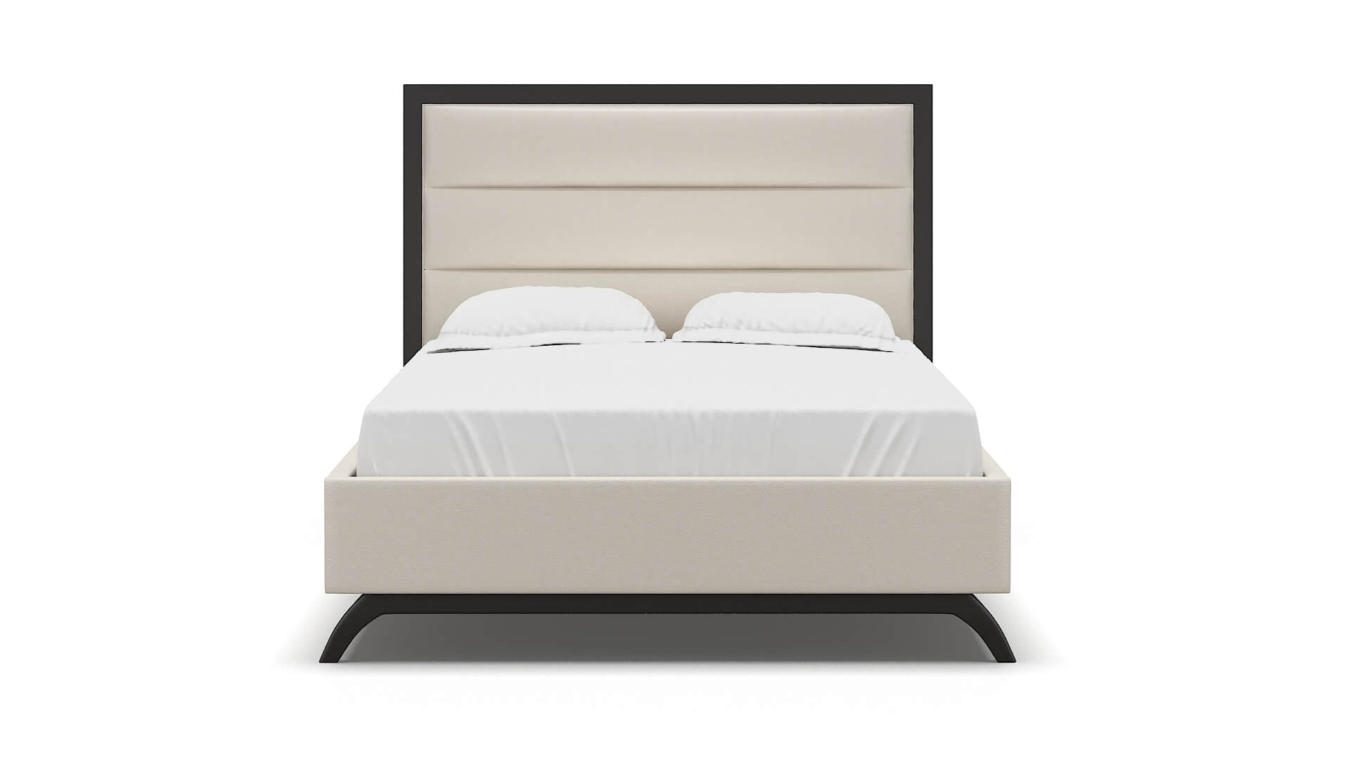 Meliano Blanche Milky Bed espresso legs 1