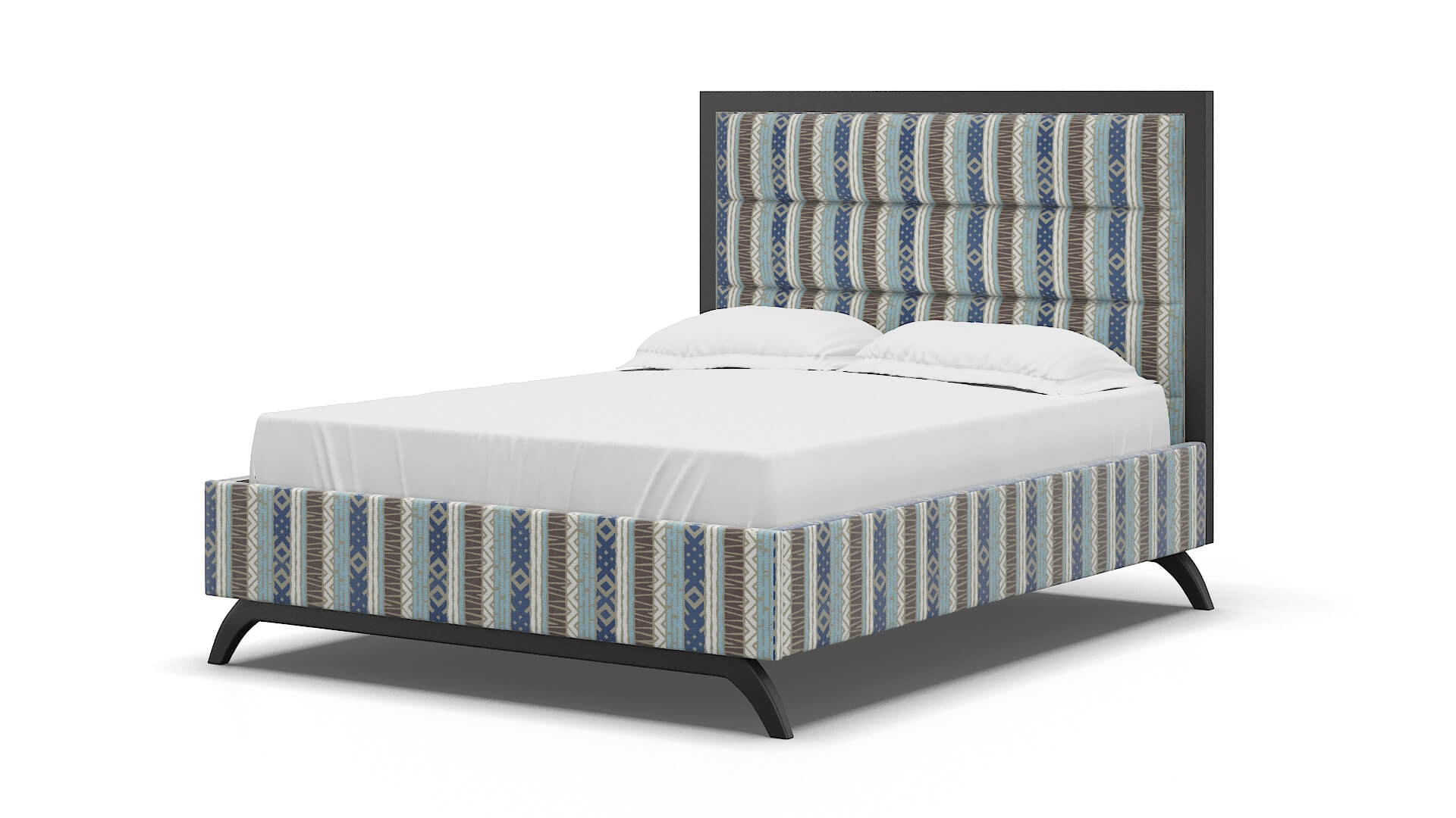 Meliano Bodhi Indigo Bed espresso legs 5