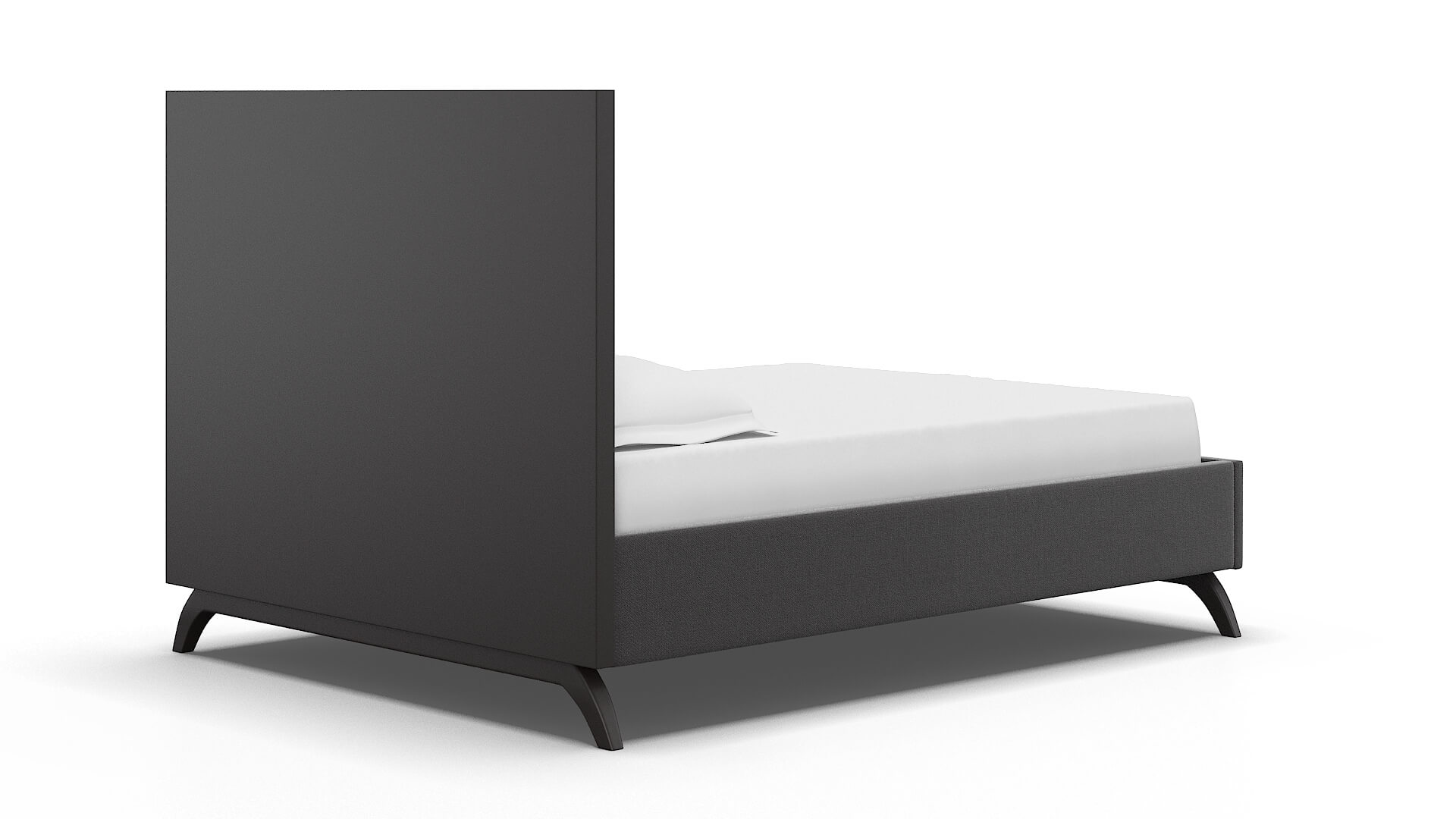 Meliano Catalina Charcoal Bed espresso legs 4