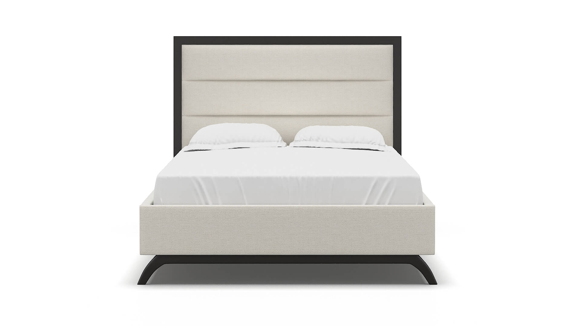 Meliano Catalina Ivory Bed espresso legs 1