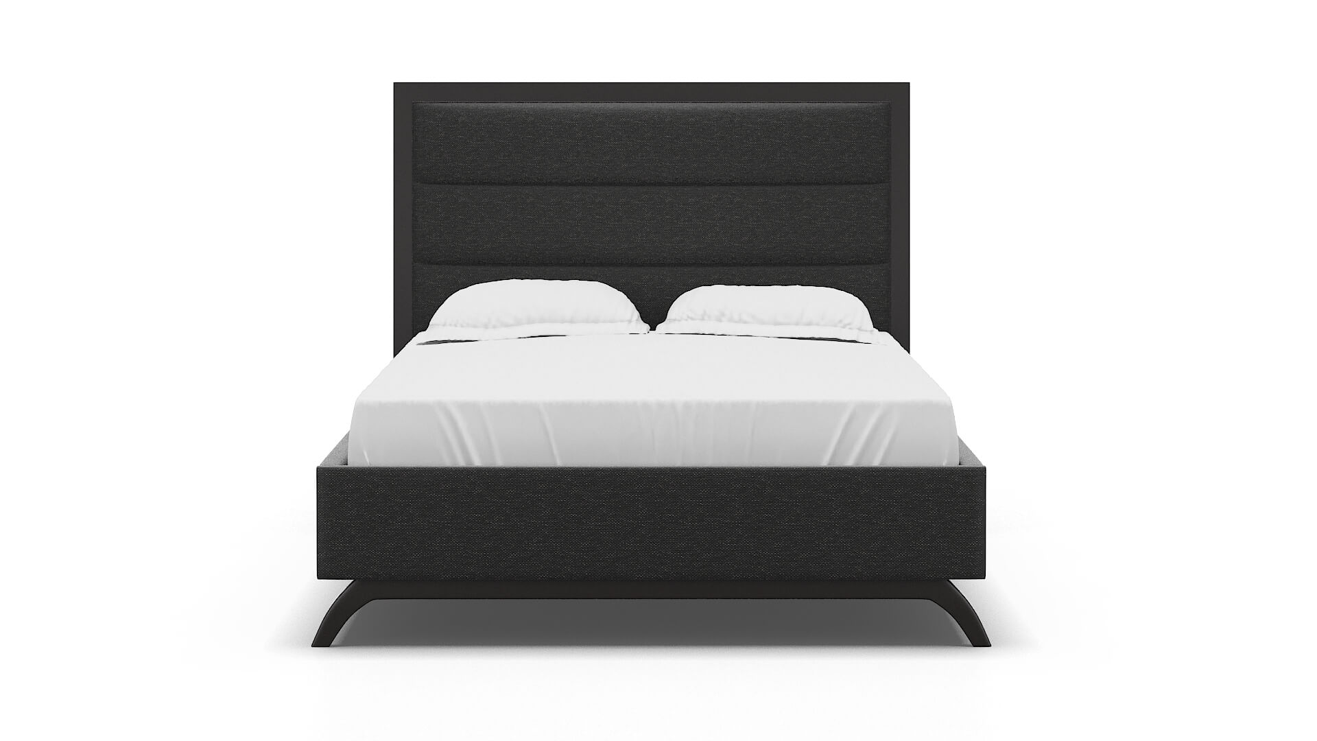 Meliano Chance Denim Bed espresso legs 1