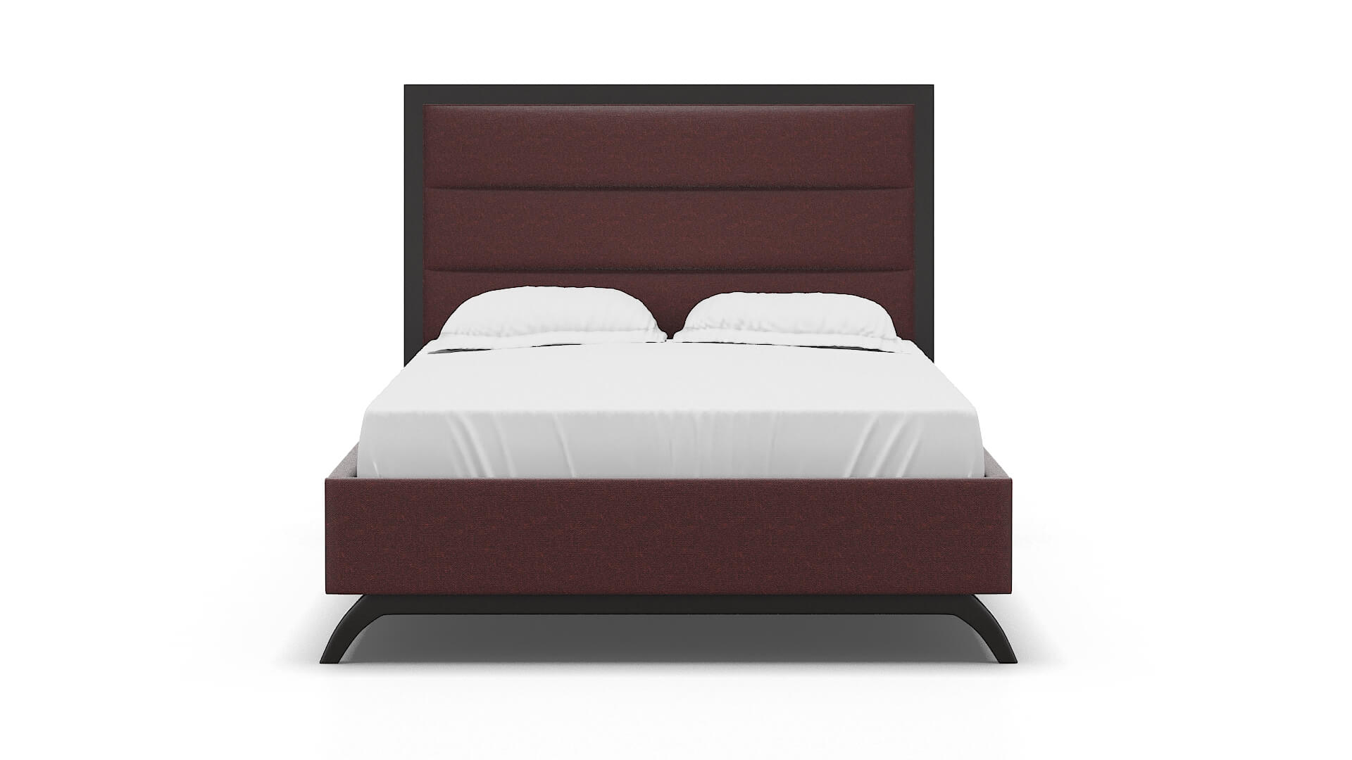 Meliano Derby Berry Bed espresso legs 1