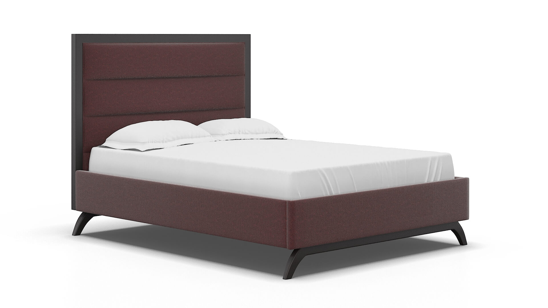 Meliano Derby Berry Bed espresso legs 2