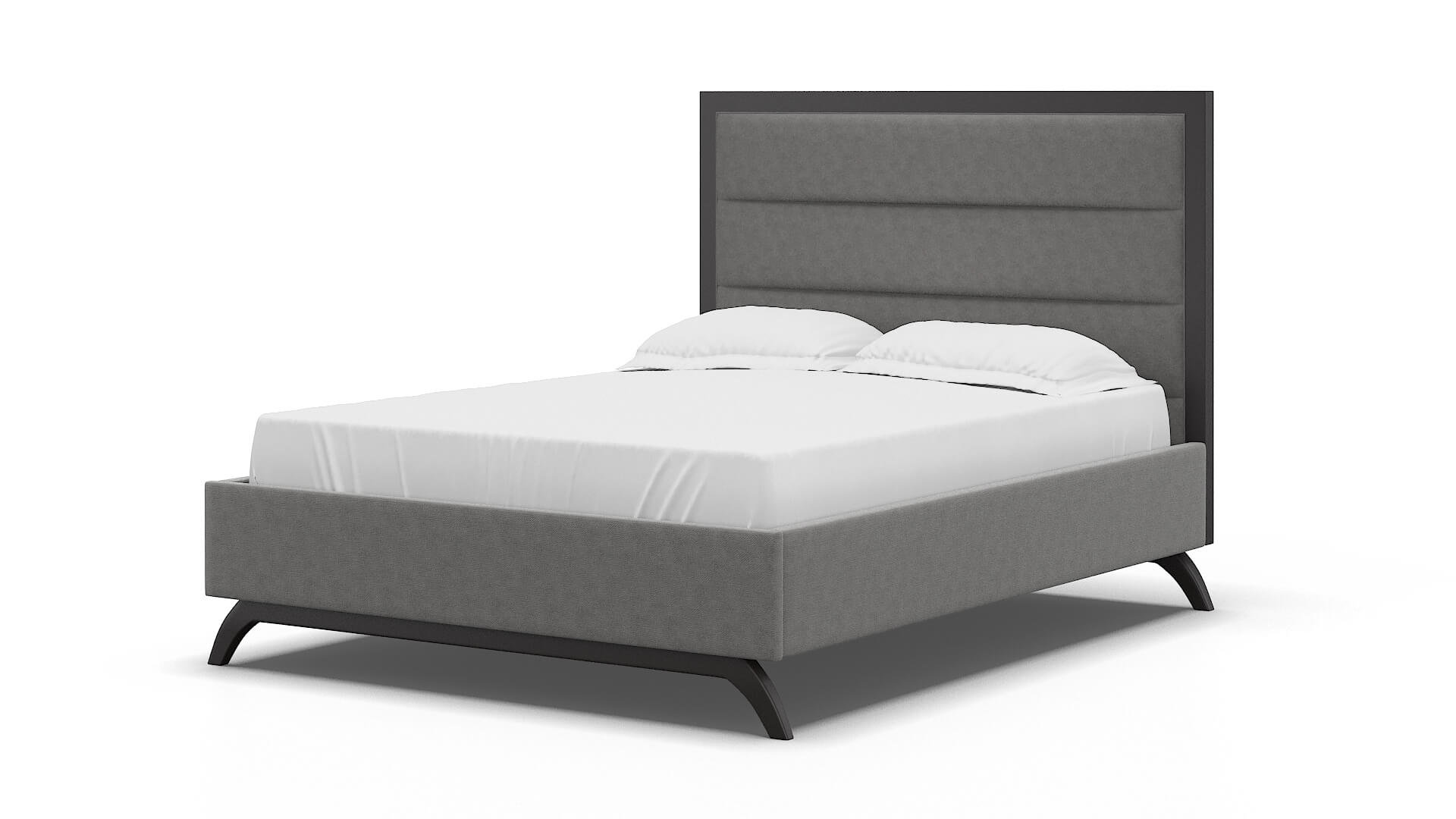 Meliano Dream_d Charcoal Bed espresso legs 5