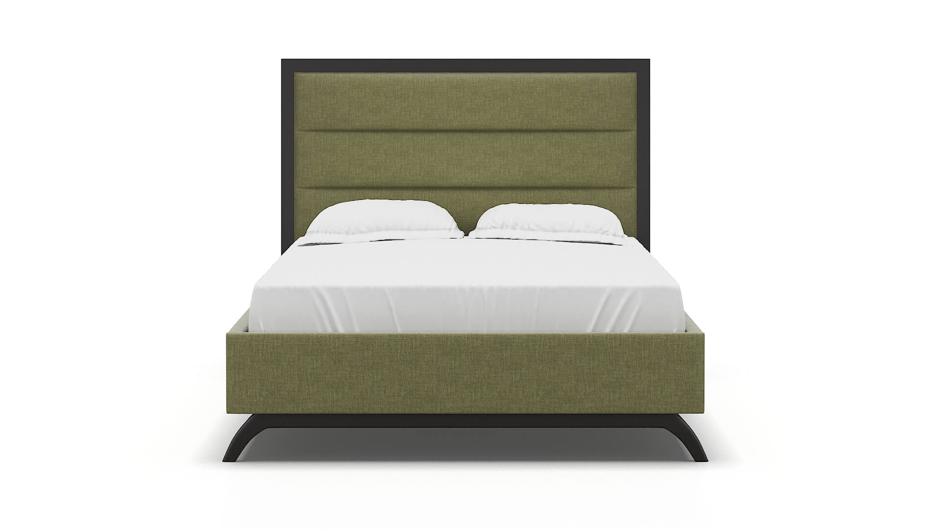 Meliano Durham Lime Bed espresso legs 1