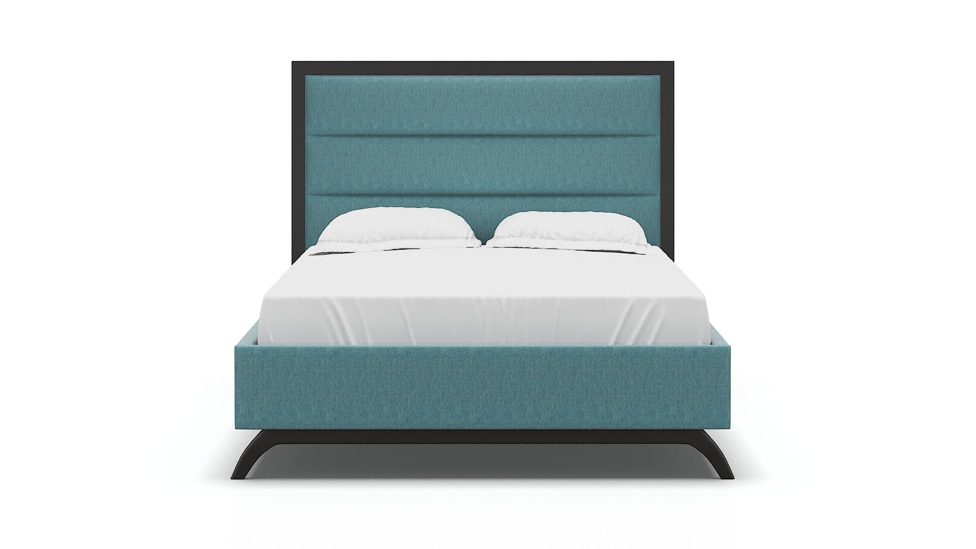 Meliano Durham Pine Bed espresso legs 1