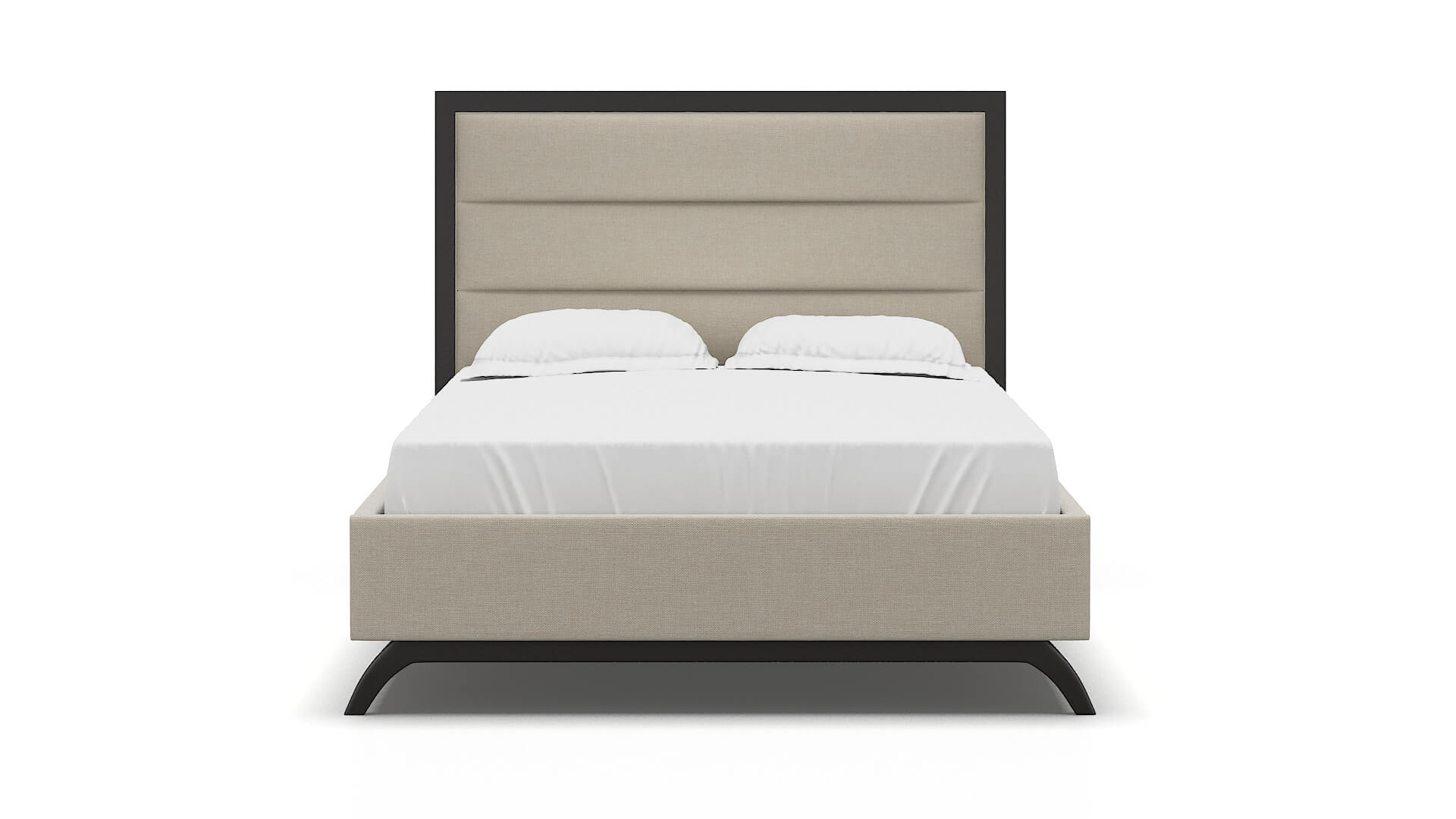 Meliano Keylargo Almond Bed espresso legs 1