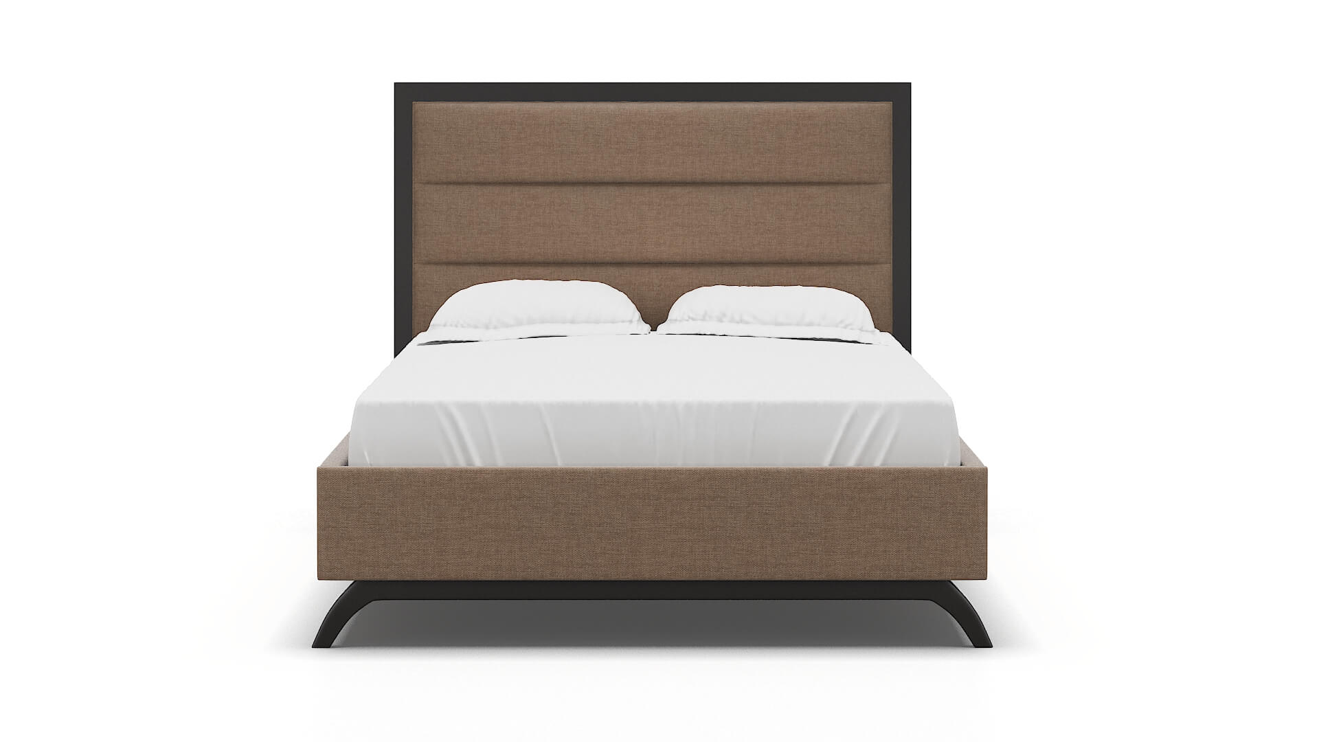 Meliano Keylargo Mink Bed espresso legs 1