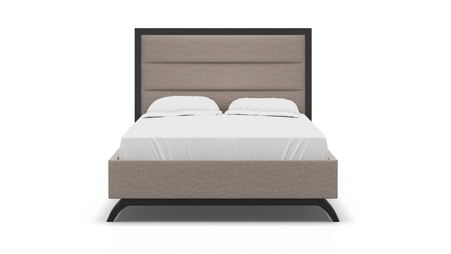 Meliano Keylargo Pumice Bed espresso legs 1