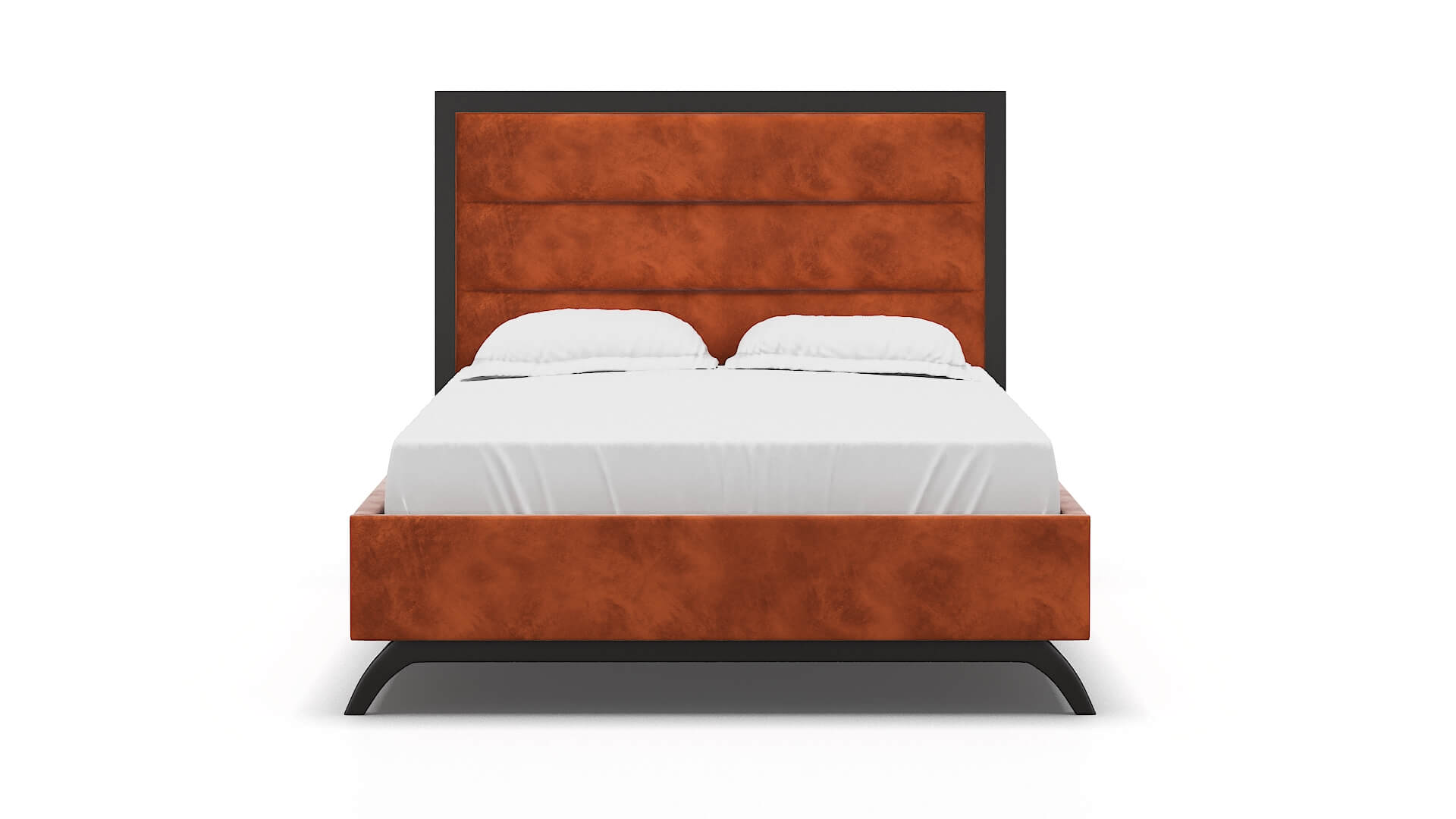Meliano Loft Copper Bed espresso legs 1
