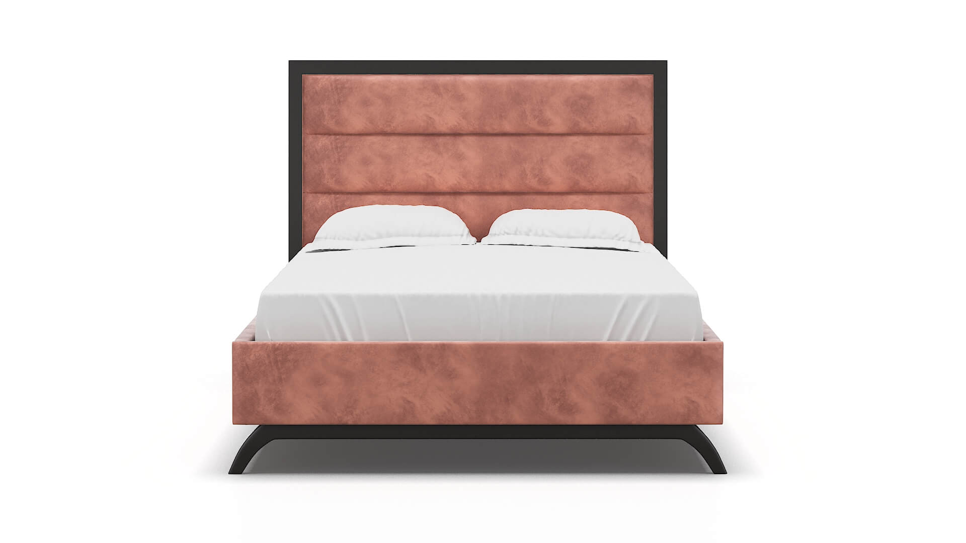 Meliano Naples Blush Bed espresso legs 1