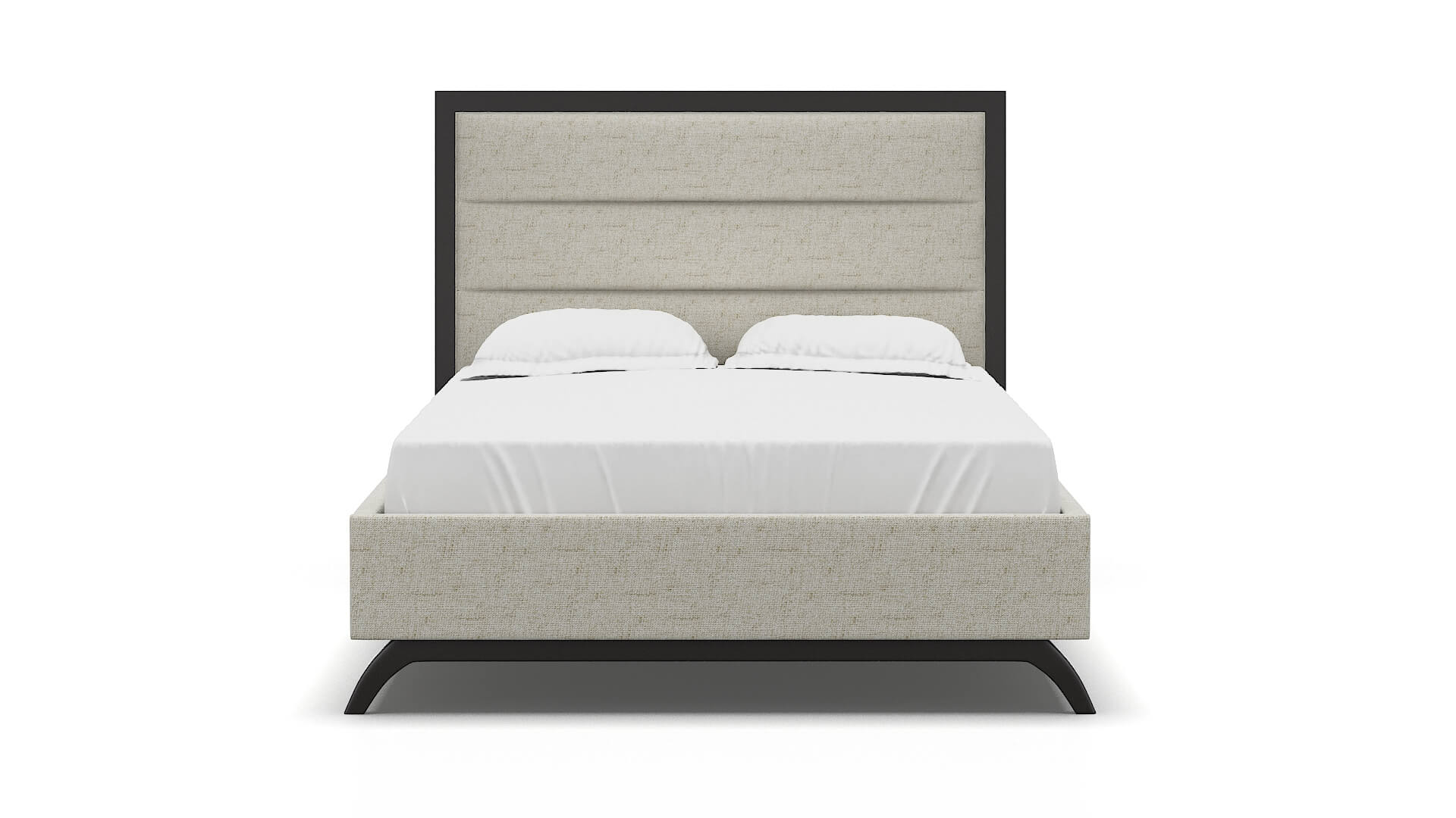 Meliano Oceanside Birch Bed espresso legs 1