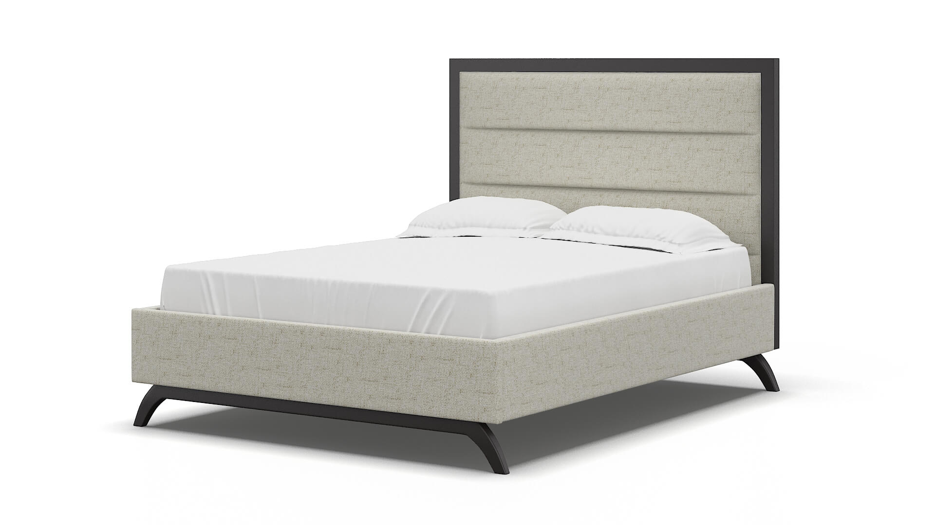Meliano Oceanside Birch Bed espresso legs 5
