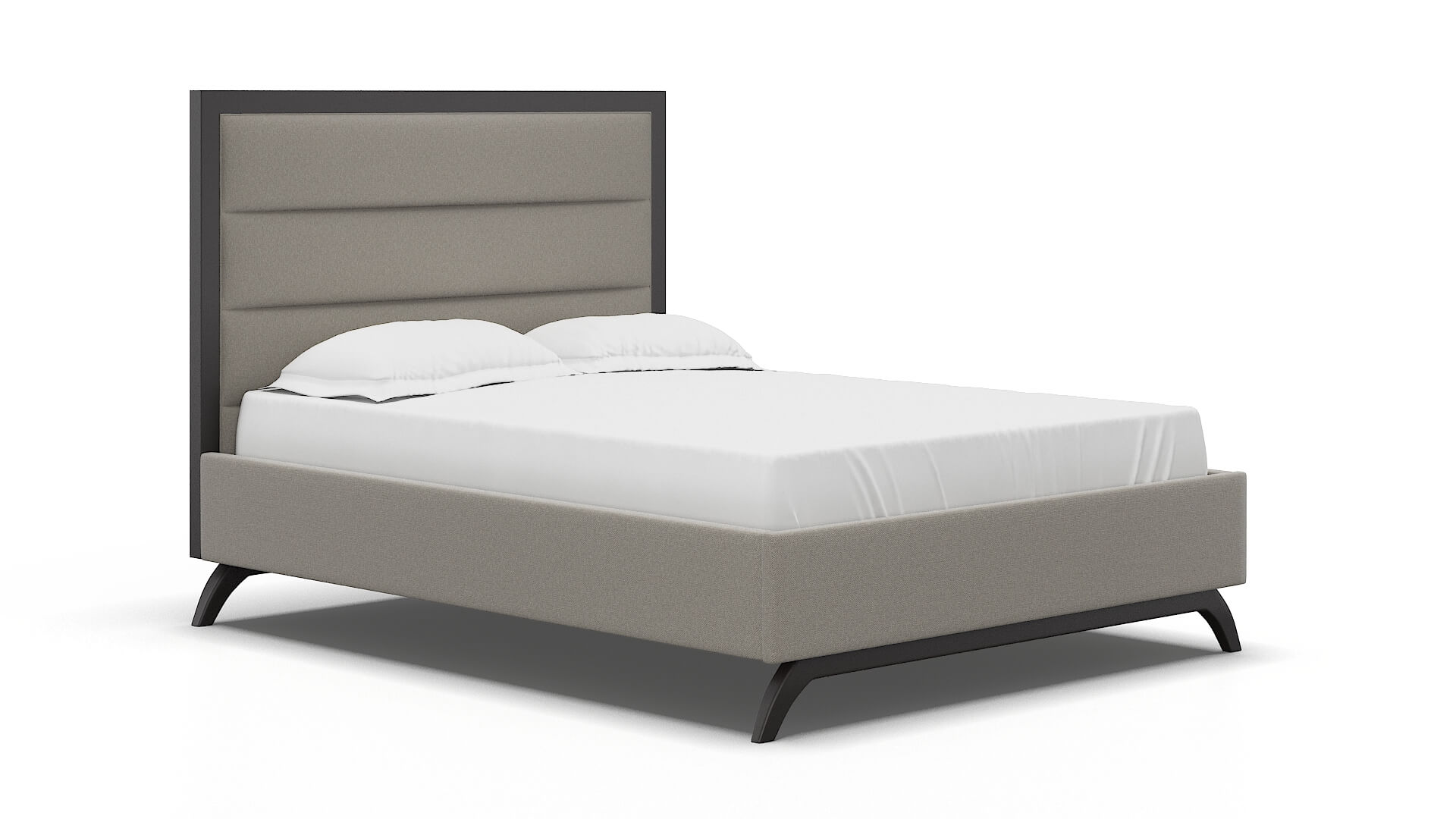 Meliano Oscar Silver Bed espresso legs 2