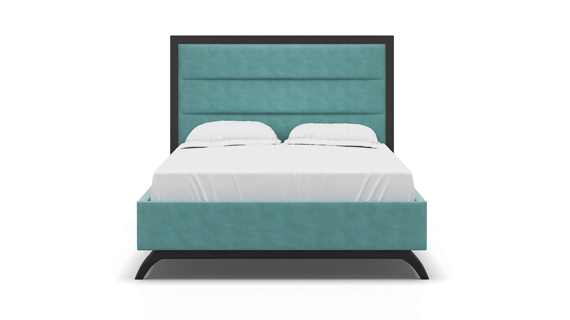 Meliano Portland Mercury Bed espresso legs 1