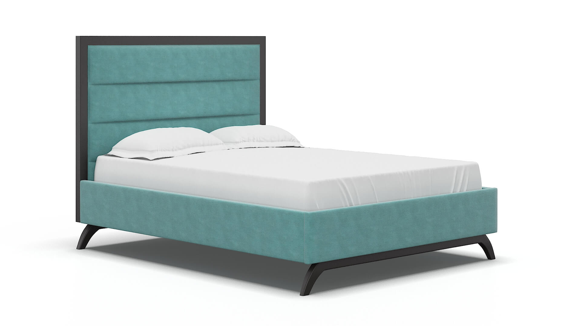 Meliano Portland Mercury Bed espresso legs 2