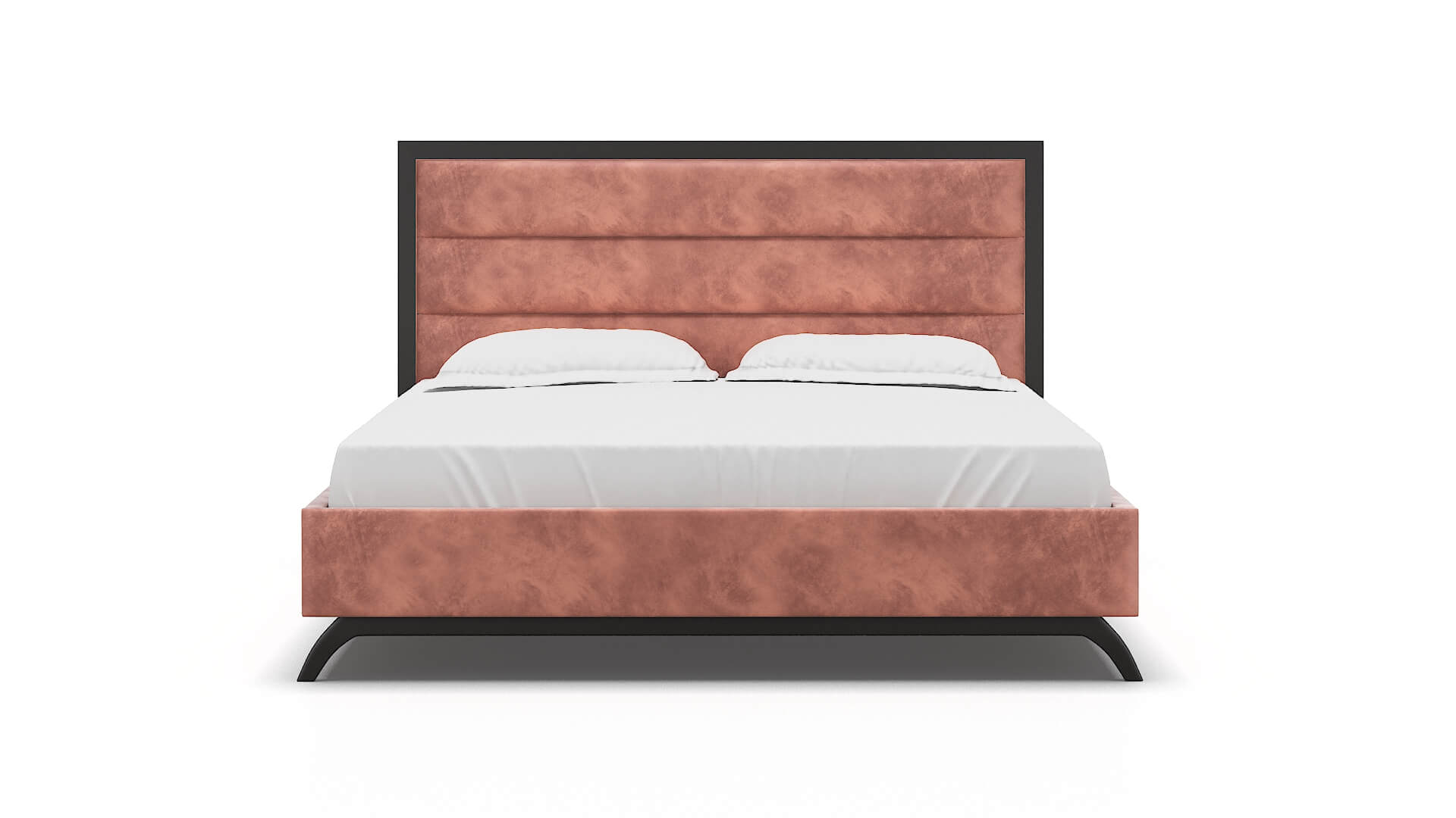 Meliano Royale Blush Bed King espresso legs 1