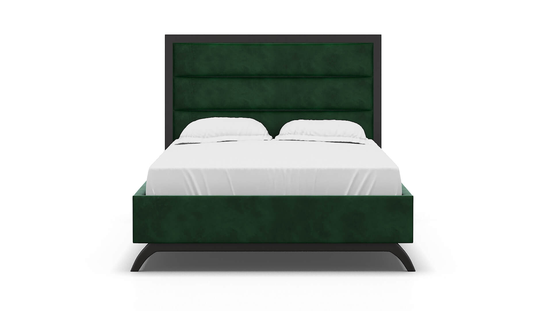 Meliano Royale Evergreen Bed espresso legs 1