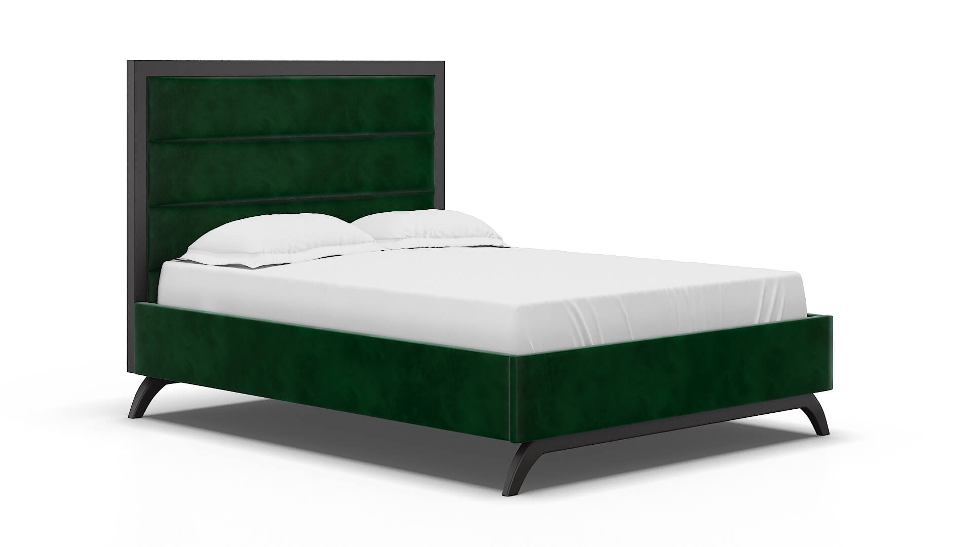 Meliano Royale Evergreen Bed espresso legs 2