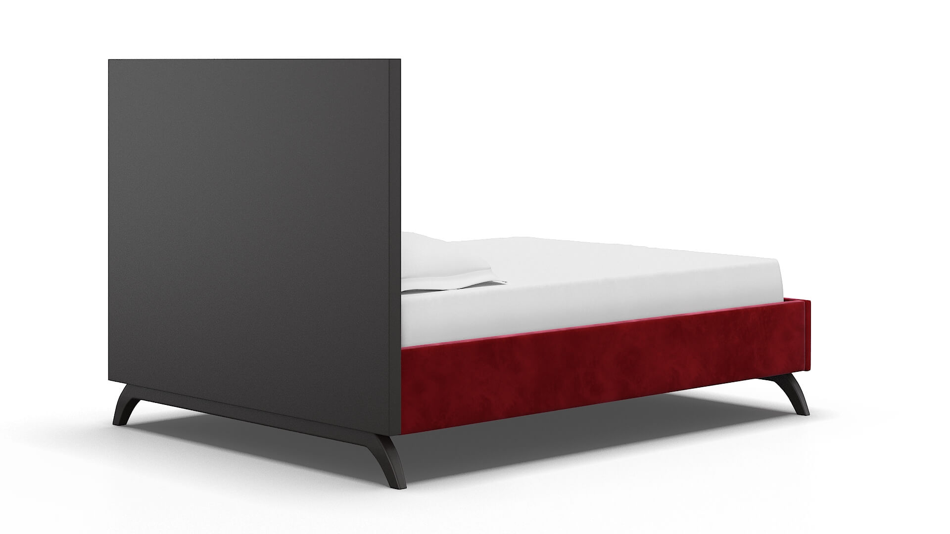 Meliano Royale Ruby Bed espresso legs 4