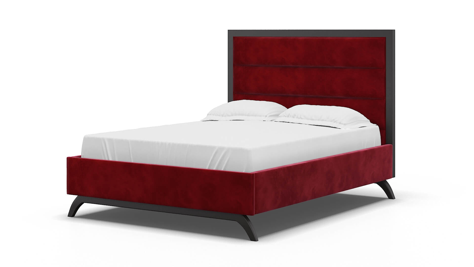 Meliano Royale Ruby Bed espresso legs 5
