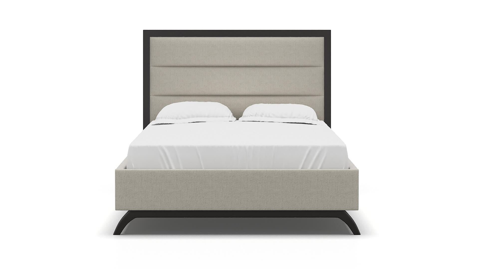 Meliano Terrain Natural Bed espresso legs 1