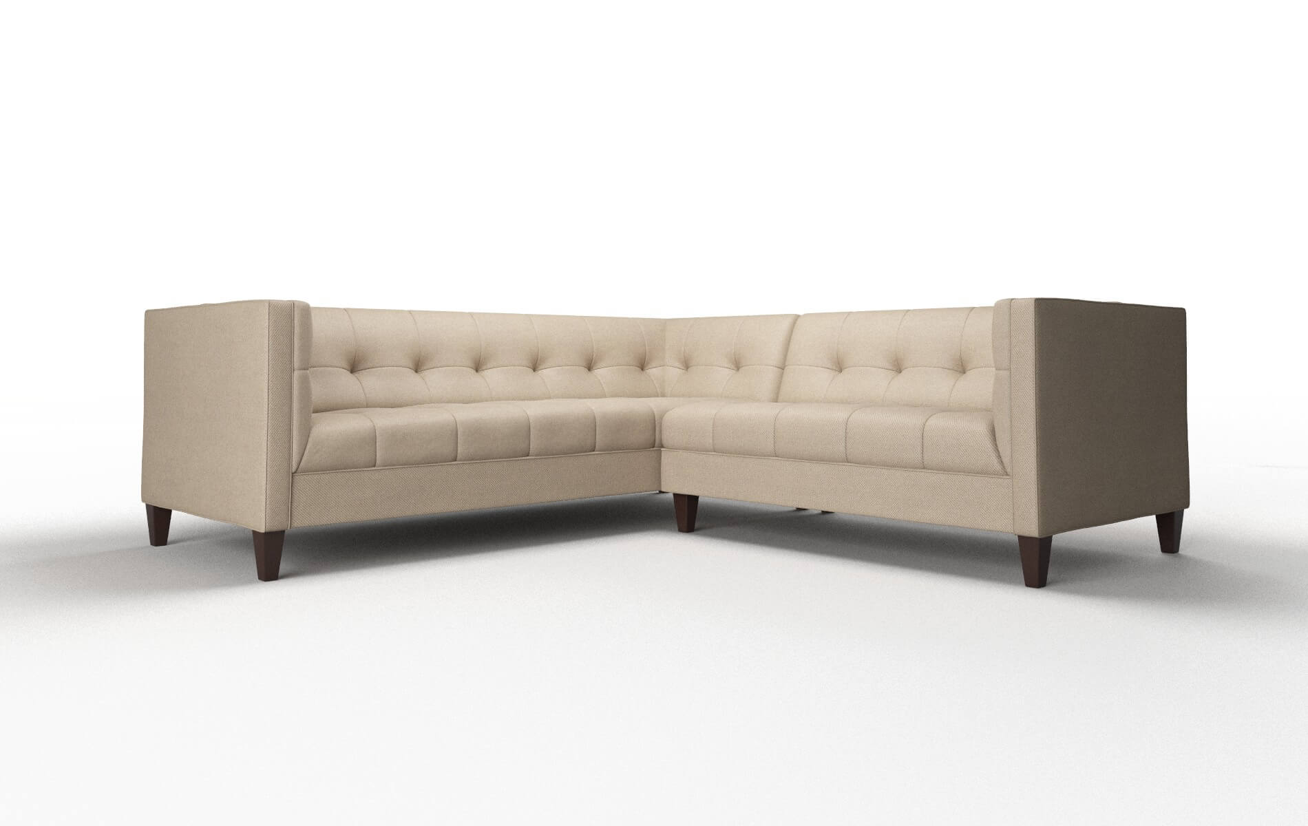 Messina Avenger Driftwood Sectional espresso legs 1