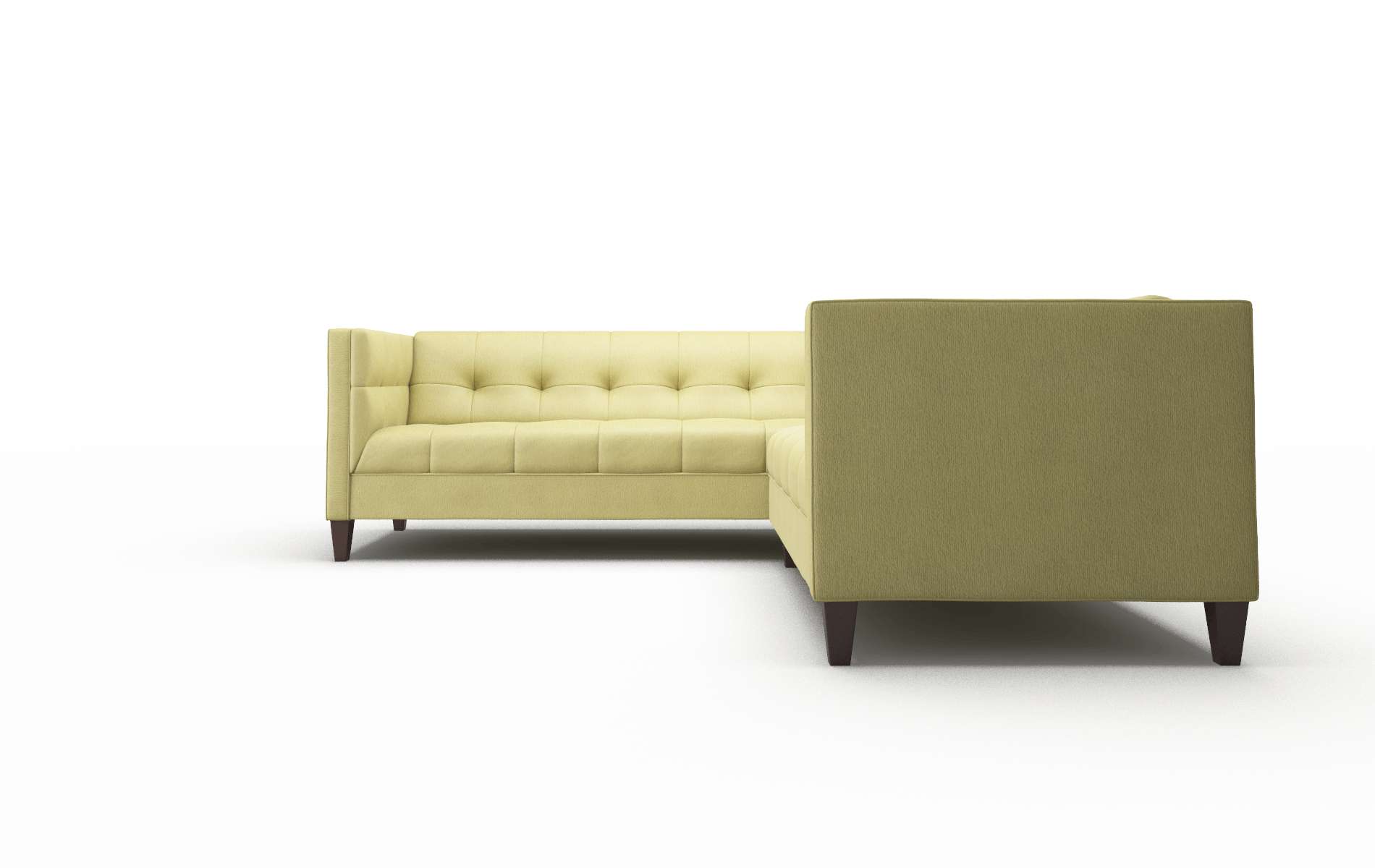 Messina Bella Apple Sectional espresso legs 5