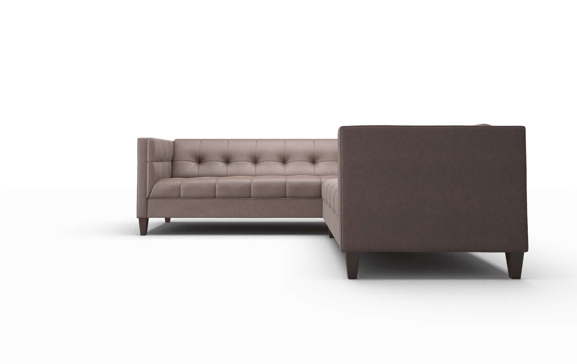 Messina Bella Espresso Sectional espresso legs 5