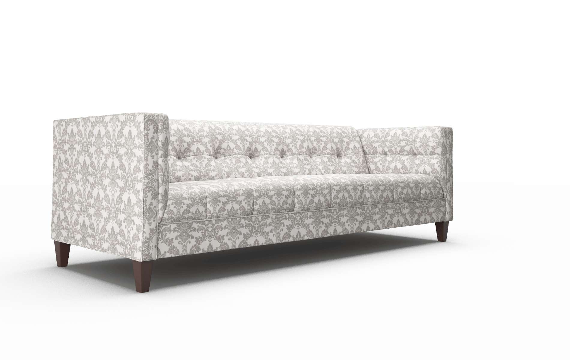 Messina Bergamo Dove Sofa espresso legs 2