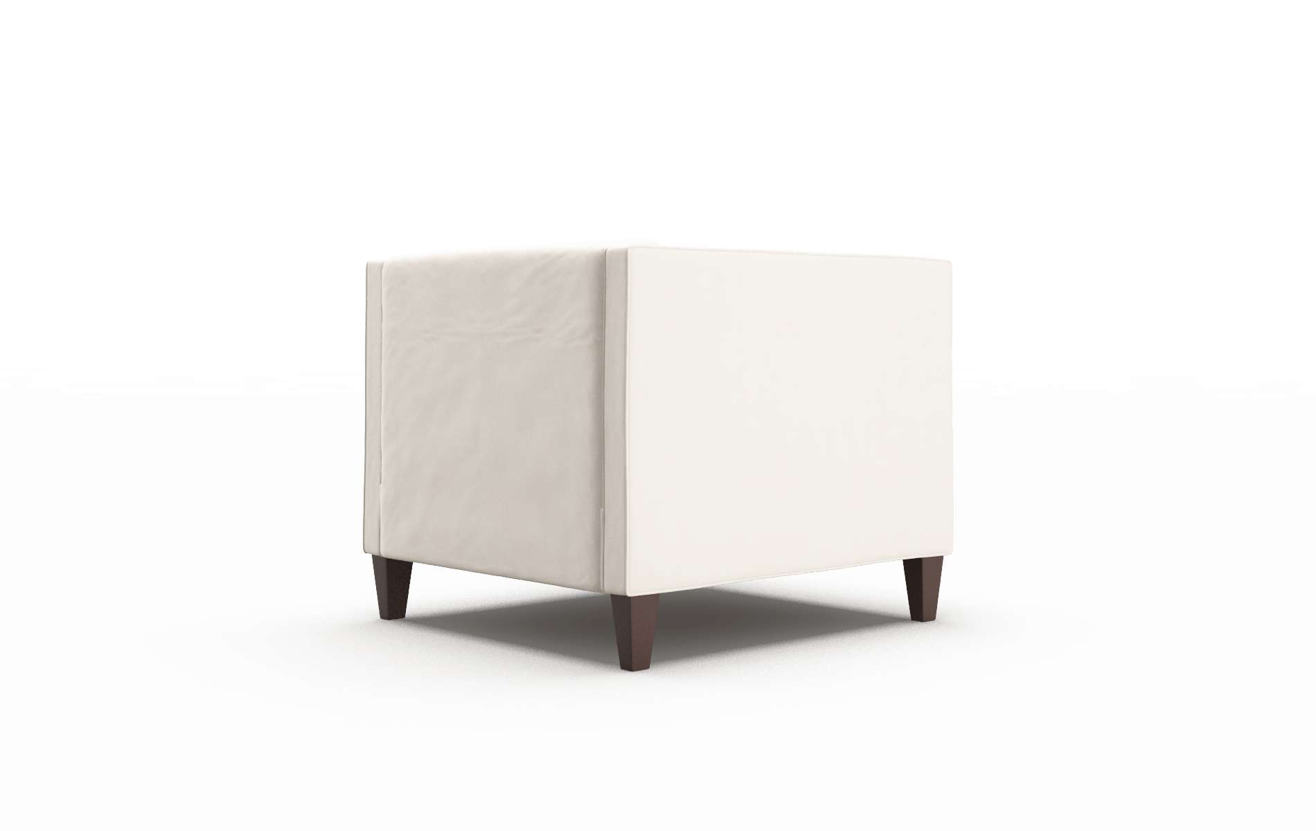 Messina Blanche Milky Chair espresso legs 5