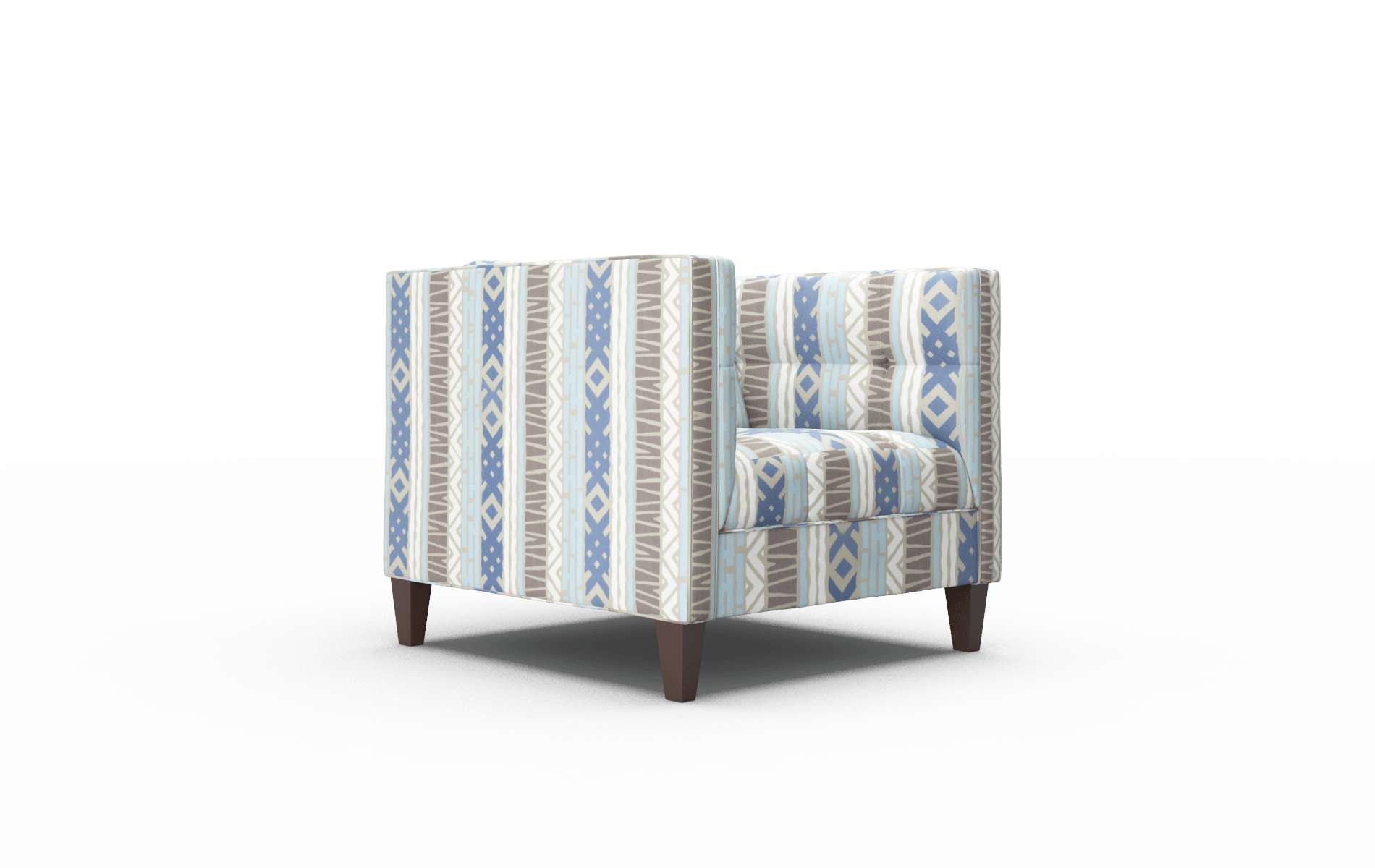 Messina Bodhi Indigo Chair espresso legs 2