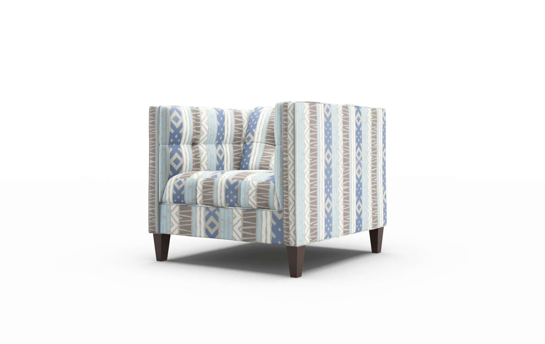 Messina Bodhi Indigo Chair espresso legs 4