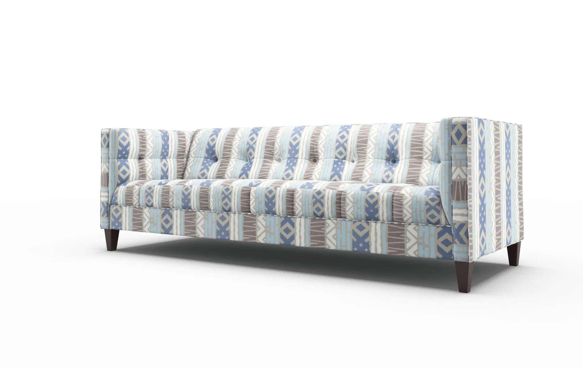 Messina Bodhi Indigo Sofa espresso legs 4